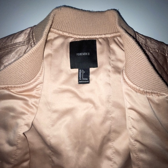 Forever 21 Rose Gold Blazer Jacket - Picture 6 of 7